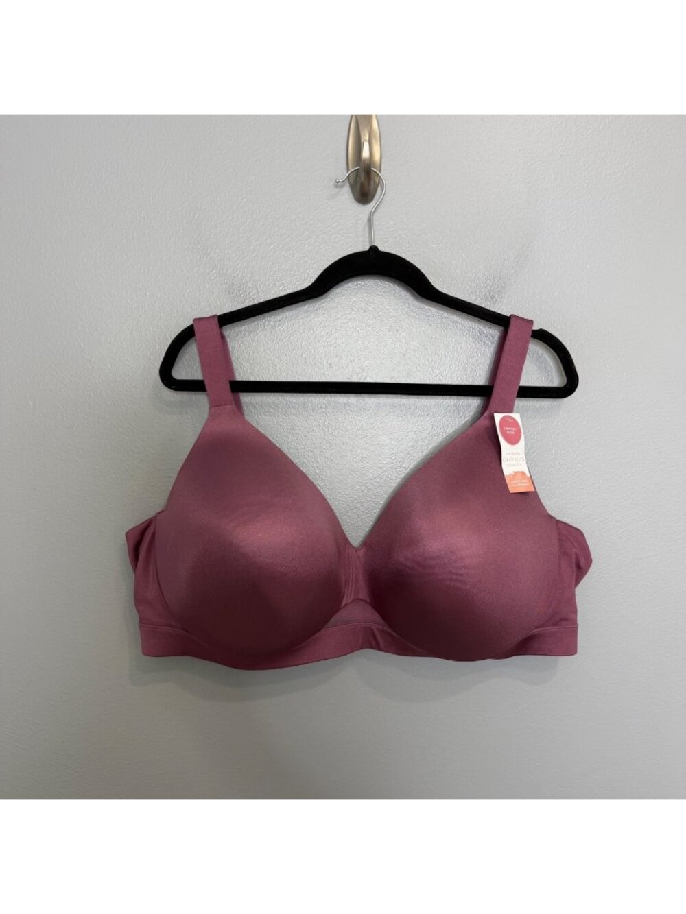CACIQUE lightly lined full coverage bra in rose size 46DDD